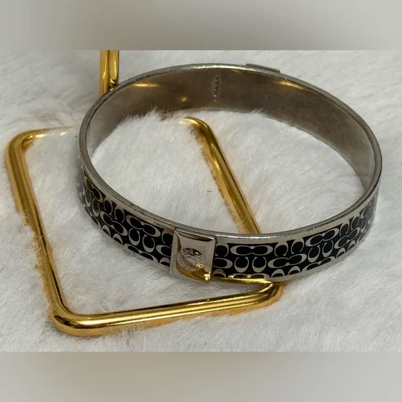 Coach Elegant Silver and Black Bracelet - Picture 4 of 8